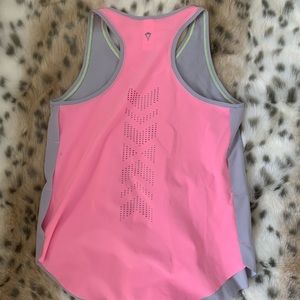 Ivivva Free To Run Singlet Mint Mesh Tank